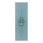 Mata do jogi Bodhi Leela 4,5mm Hamsa Hand Błękitna