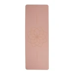 Mata kauczukowa do jogi Bodhi PHOENIX Lotus 4mm Różowa
