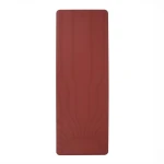 Mata kauczukowa do jogi Bodhi PHOENIX Rising Sun 4mm Red Earth