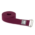 Pasek do jogi Bodhi ASANA BELT 2,5 m aubergine