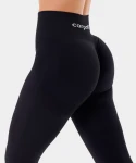 Legginsy bezszwowe Carpatree Allure Black - rozmiar M